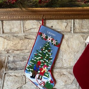 L.L. Bean Needlepoint Stocking